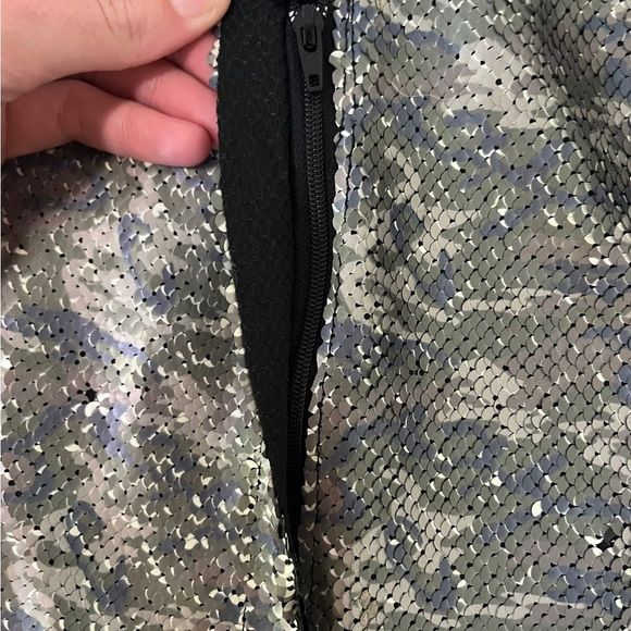 Free People Sequin Camo Mini Skirt - Picture 5 of 5